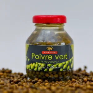 Poivre vert en bocal